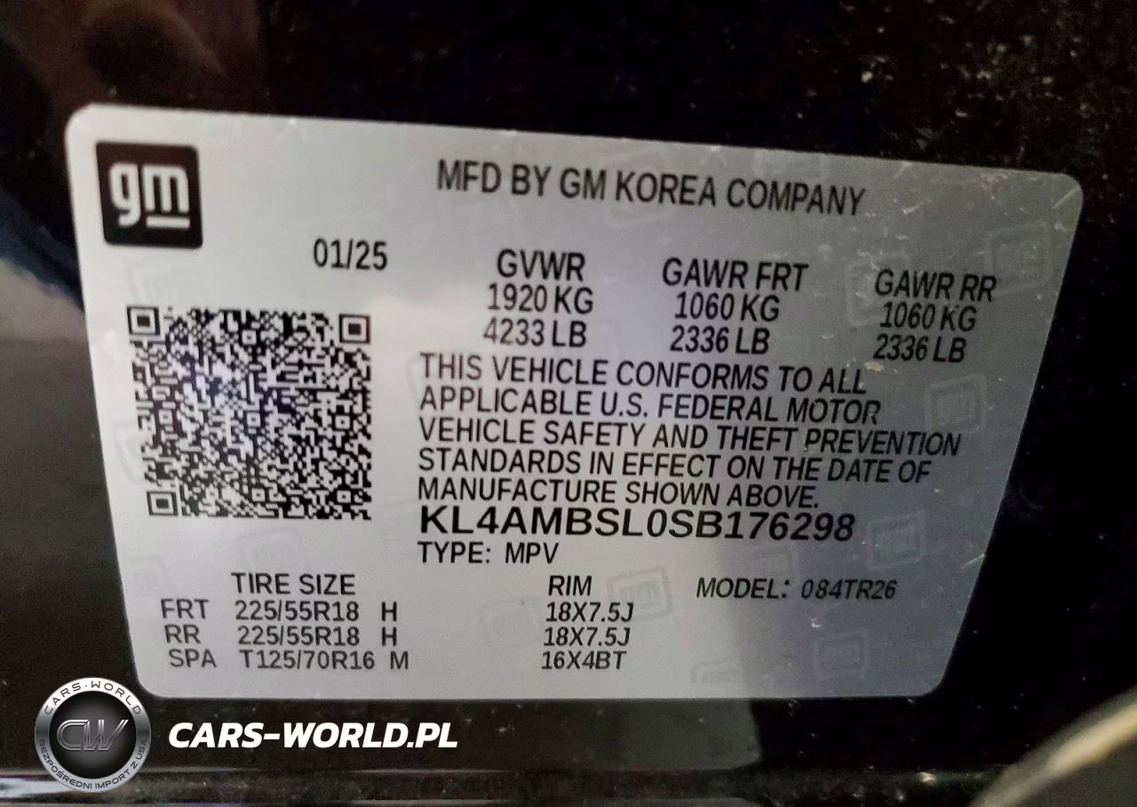 2025 Buick Encore Gx Preferred VIN:KL4AMBSL0SB176298 - 12