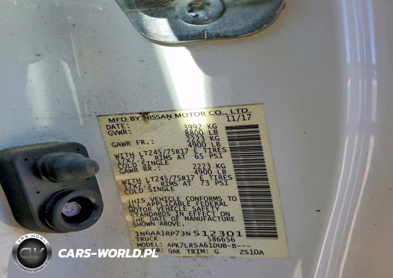 2018 Nissan Titan Xd S VIN:1N6AA1RP7JN512301 - 12