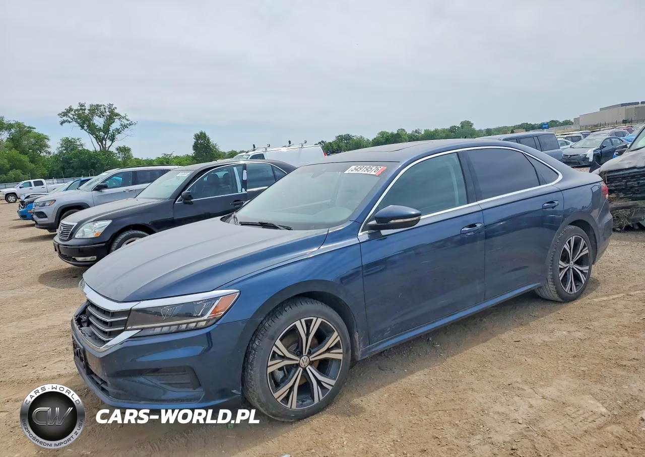 2022 Volkswagen Passat Se VIN:1VWSA7A32NC004612 - 1