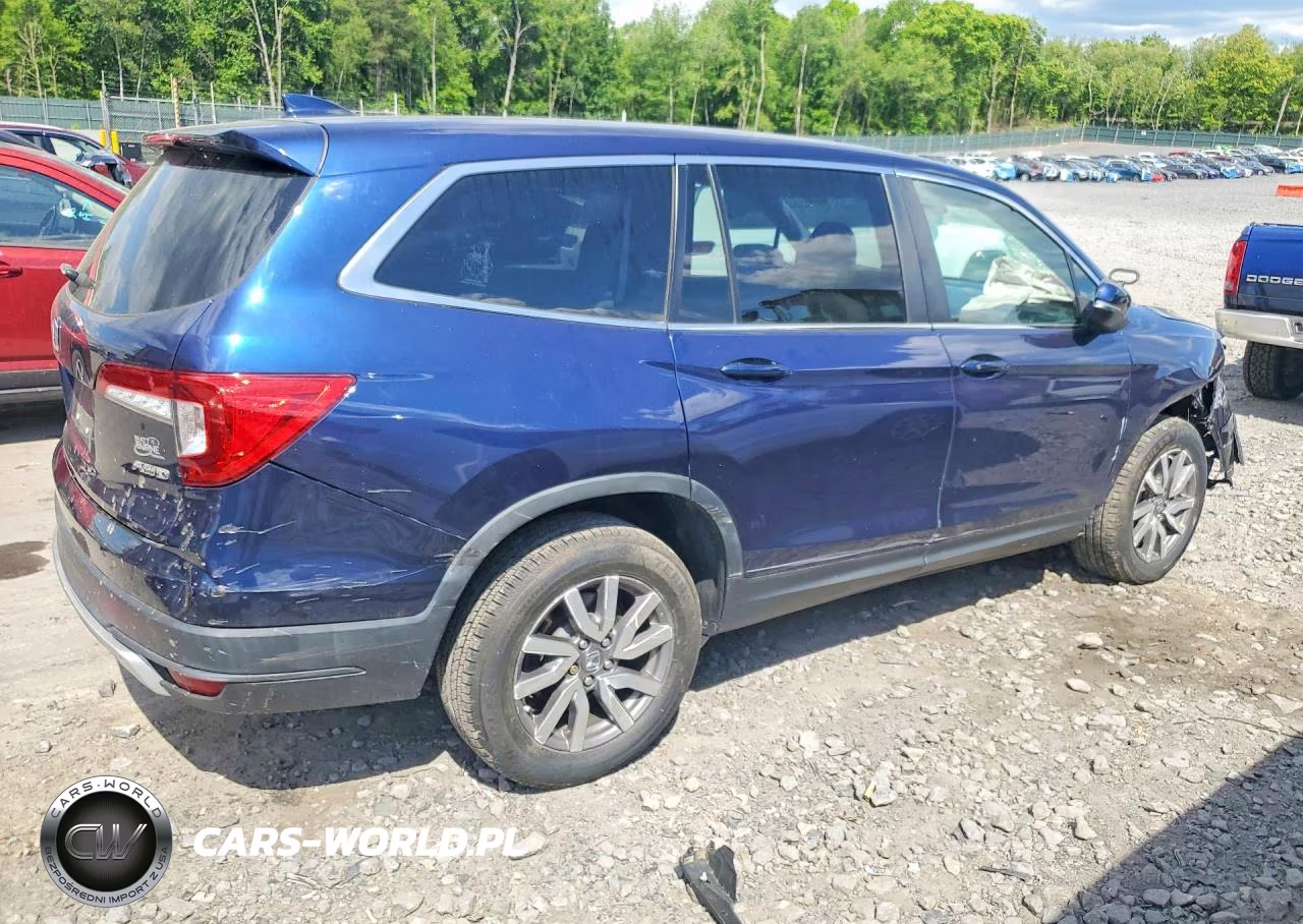 2020 Honda Pilot Exl VIN:5FNYF6H52LB042129 - 3