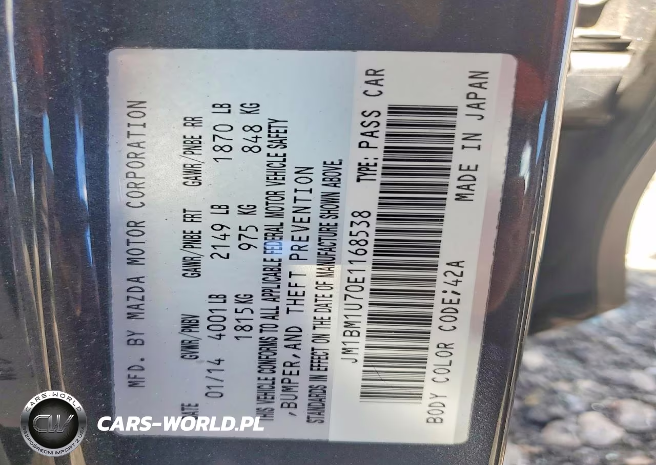 2014 Mazda 3 Sport VIN:JM1BM1U70E1168538 - 12