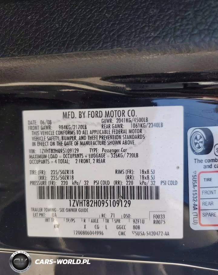 2009 Ford Mustang Gt VIN:1ZVHT82H095109129 - 12