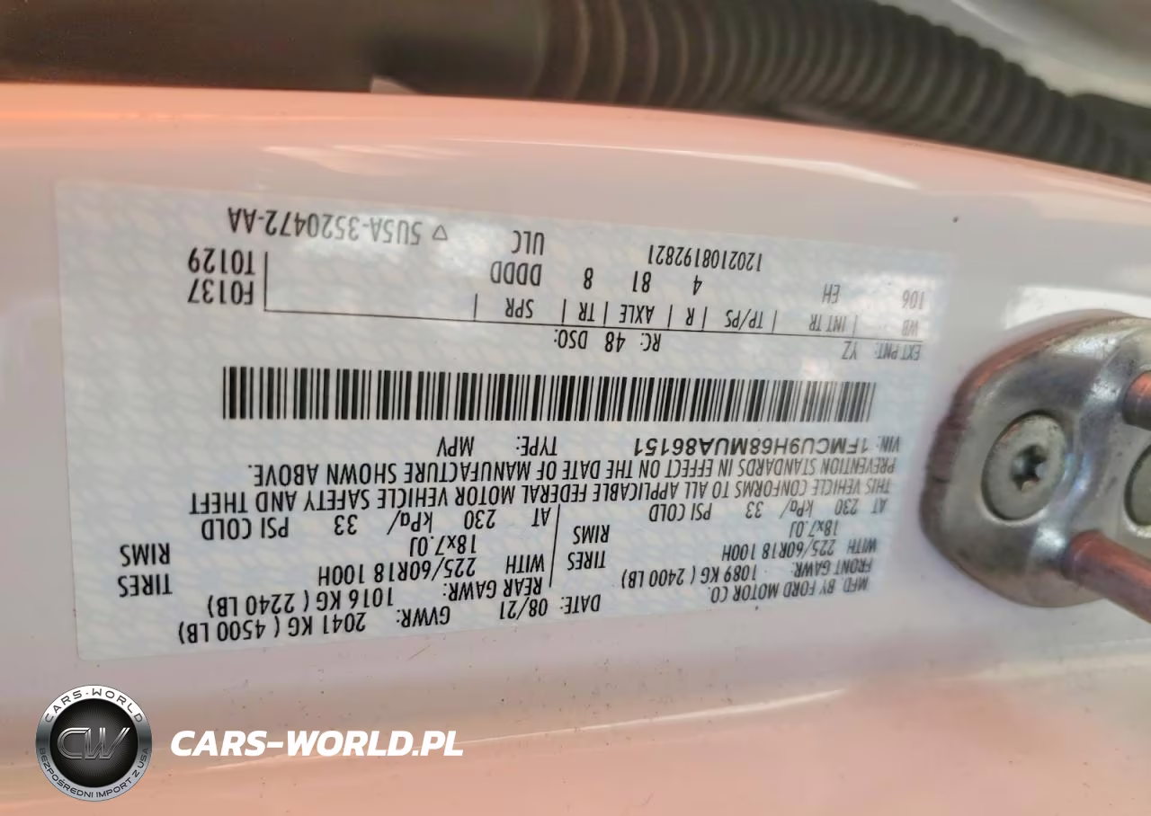 2021 Ford Escape Sel VIN:1FMCU9H68MUA86151 - 13