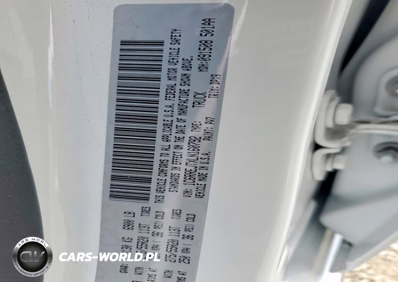 2020 Ram 1500 Laramie VIN:1C6RREJTXLN160792 - 12