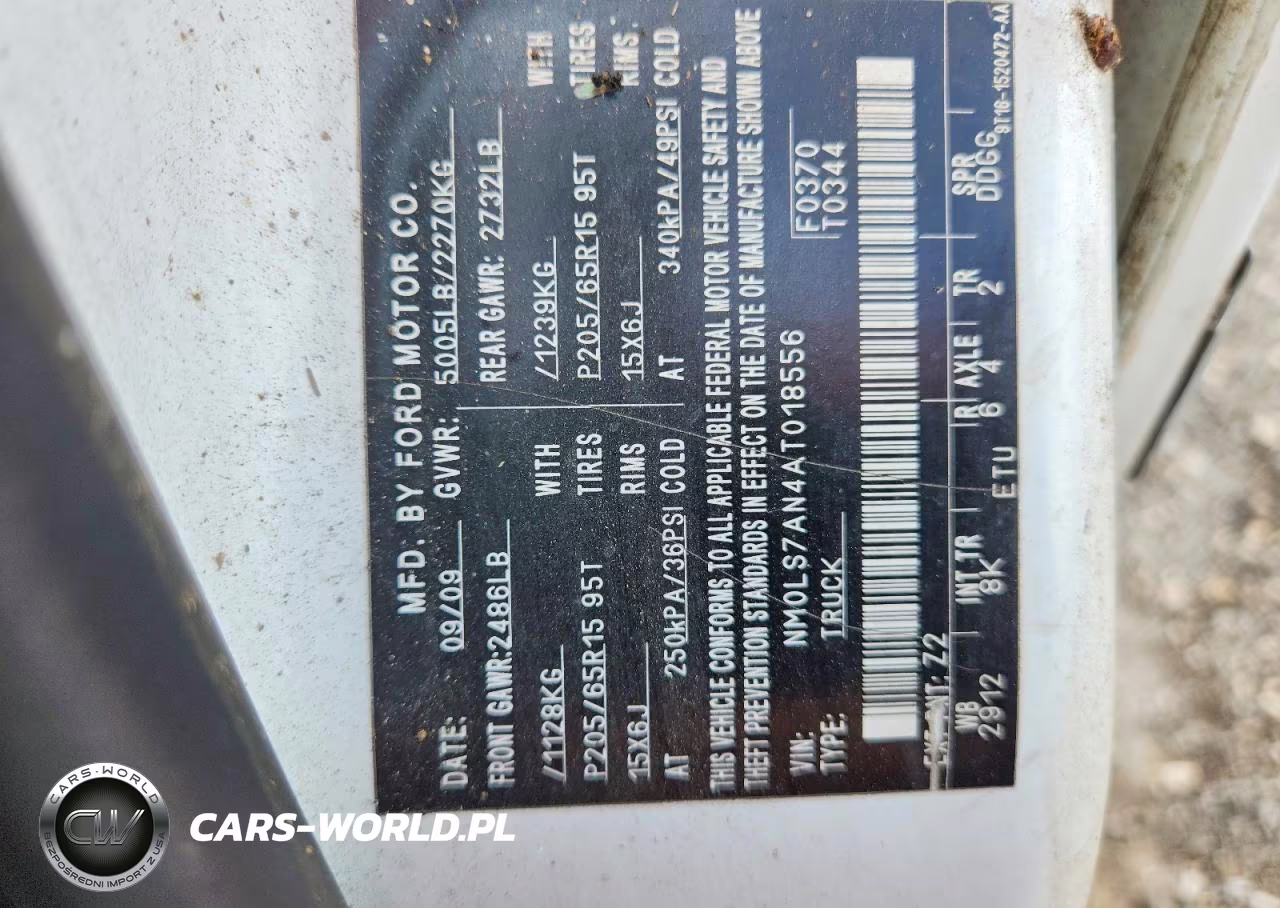 2010 Ford Transit Connect Xl VIN:NM0LS7AN4AT018556 - 12