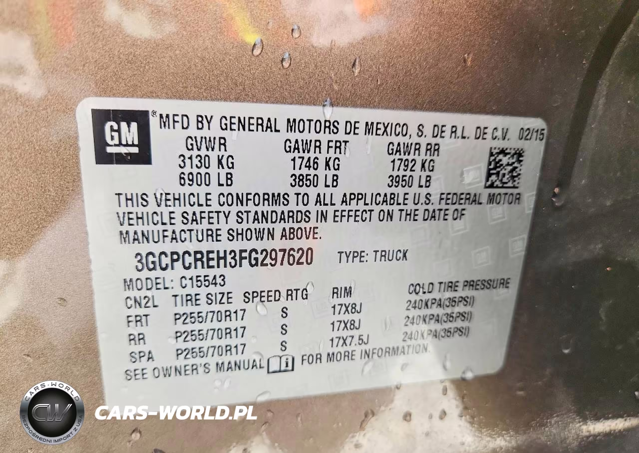 2015 Chevrolet Silverado C1500 Lt VIN:3GCPCREH3FG297620 - 12