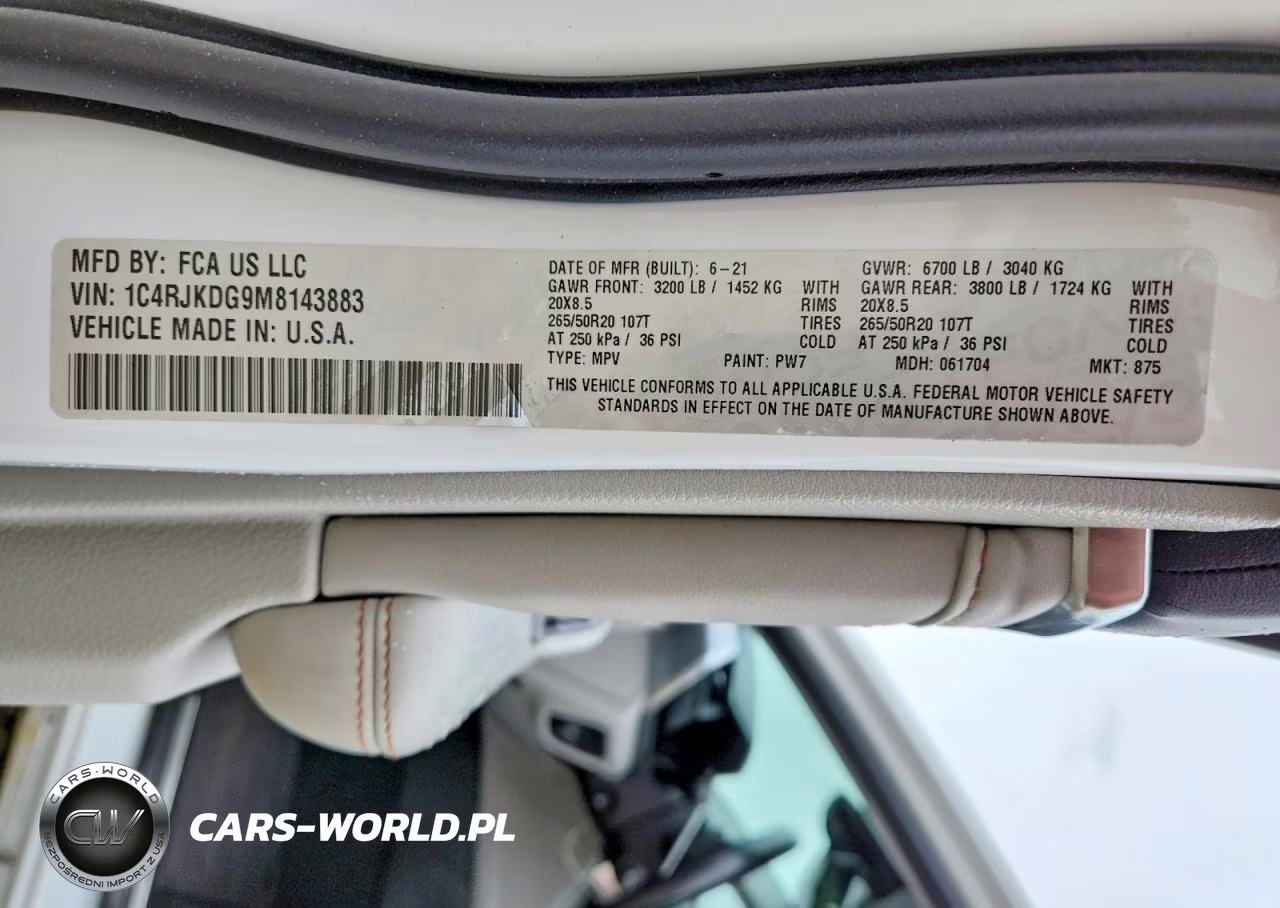 2021 Jeep Grand Cherokee L Overland VIN:1C4RJKDG9M8143883 - 14