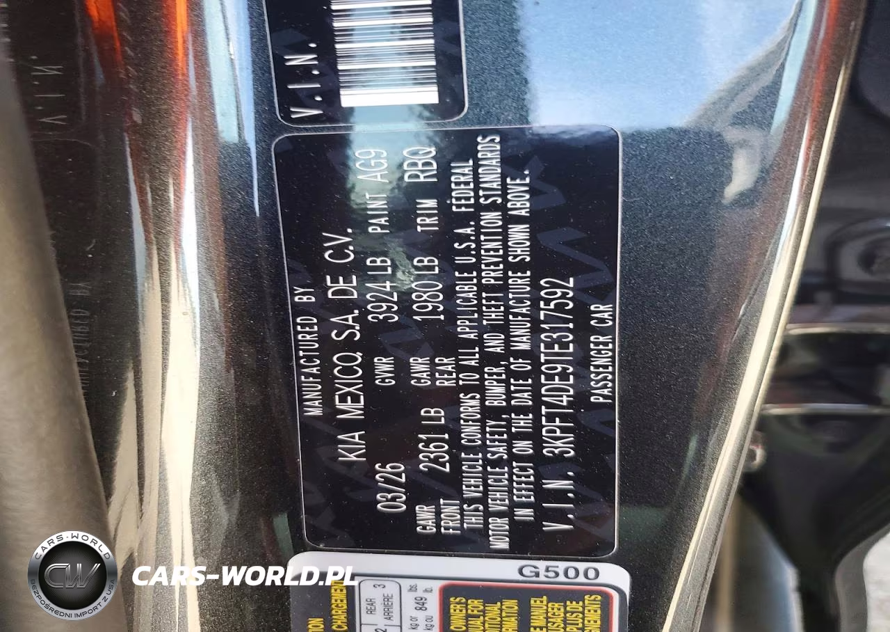 2026 Kia K4 Lxs VIN:3KPFT4DE9TE317592 - 12