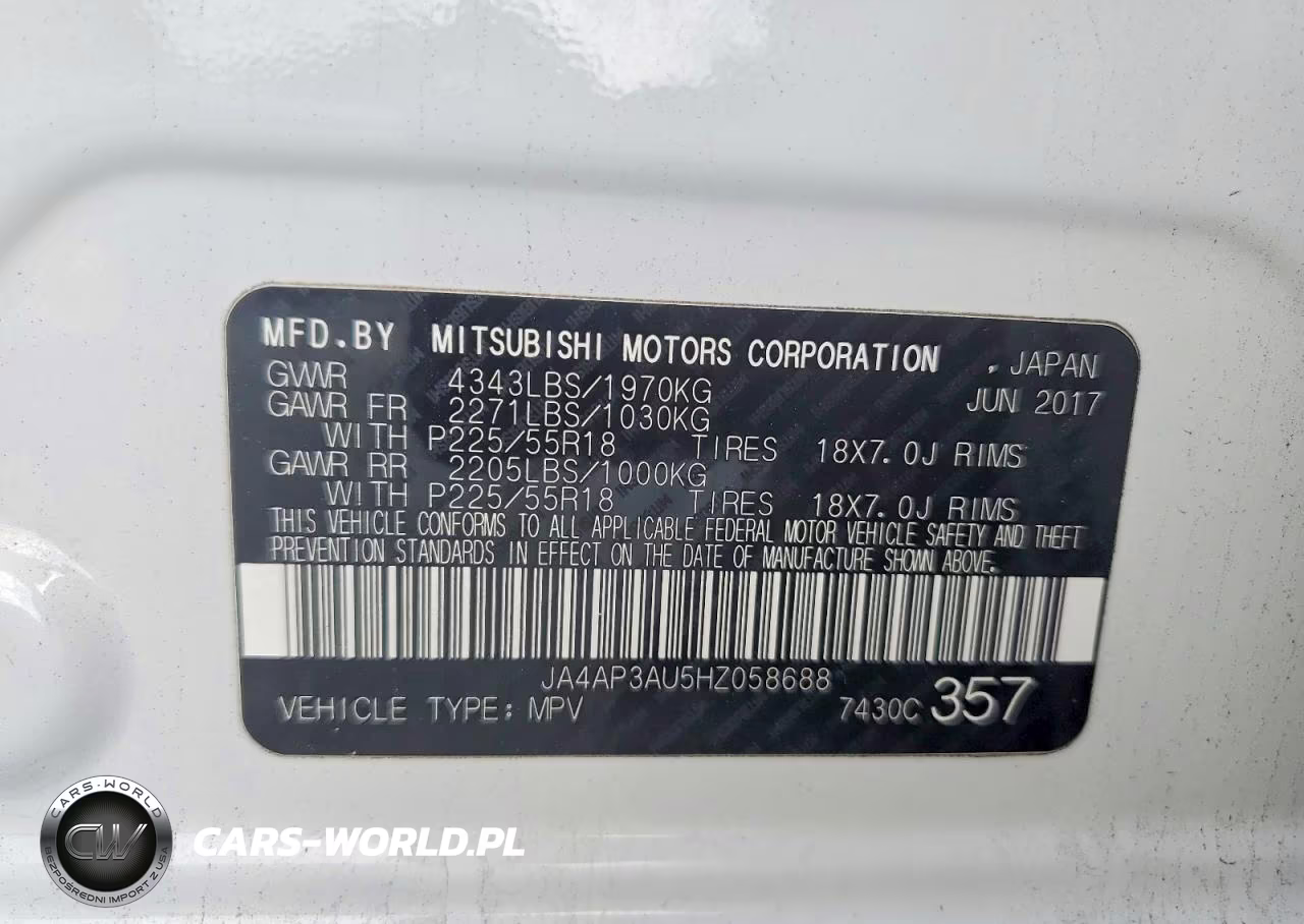 2017 Mitsubishi Outlander Sport Es VIN:JA4AP3AU5HZ058688 - 13
