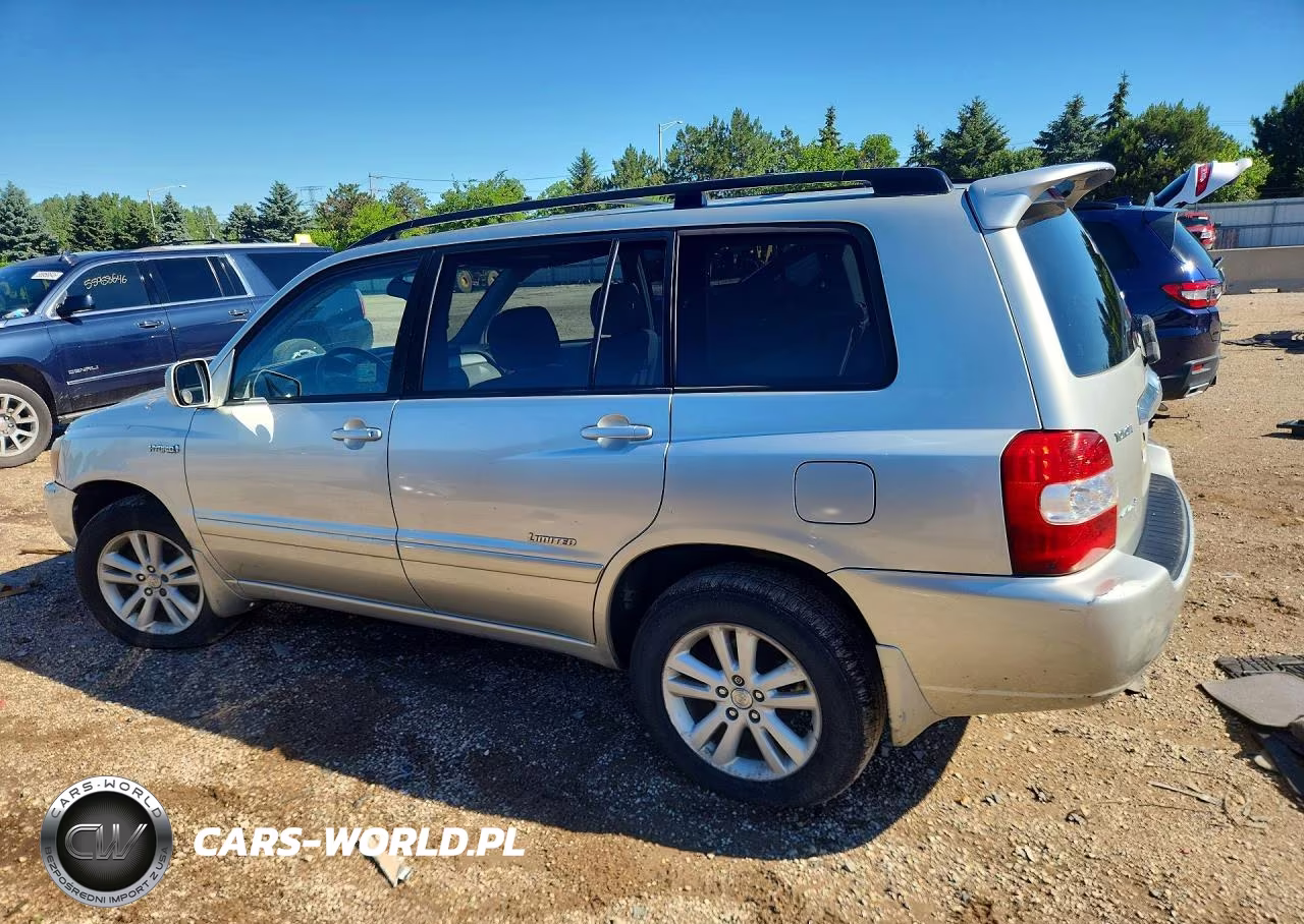 2007 Toyota Highlander Hybrid VIN:JTEEW21A370045981 - 2