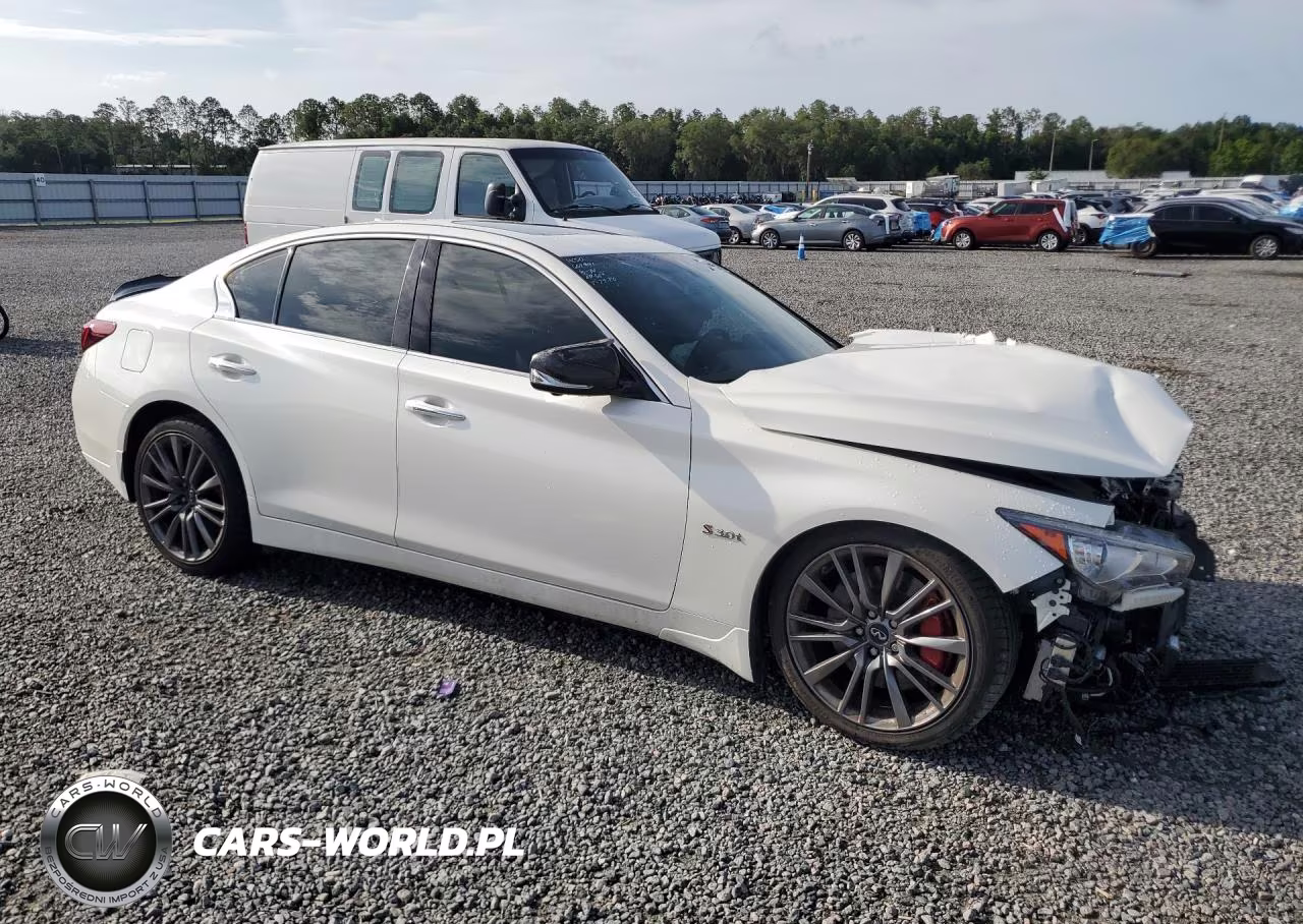 2018 Infiniti Q50 Red Sport 400 VIN:JN1FV7AP4JM461229 - 4