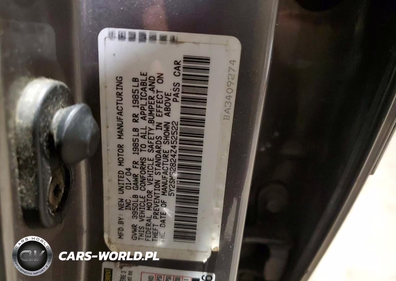 2004 Pontiac Vibe VIN:5Y2SM62824Z452522 - 12