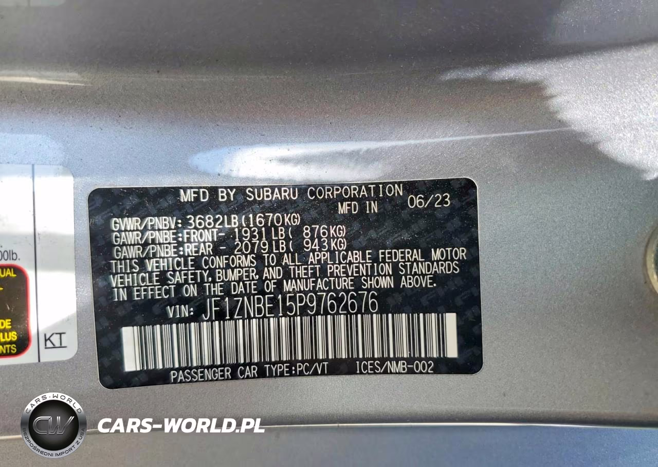 2023 Toyota Gr 86 Premium VIN:JF1ZNBE15P9762676 - 12