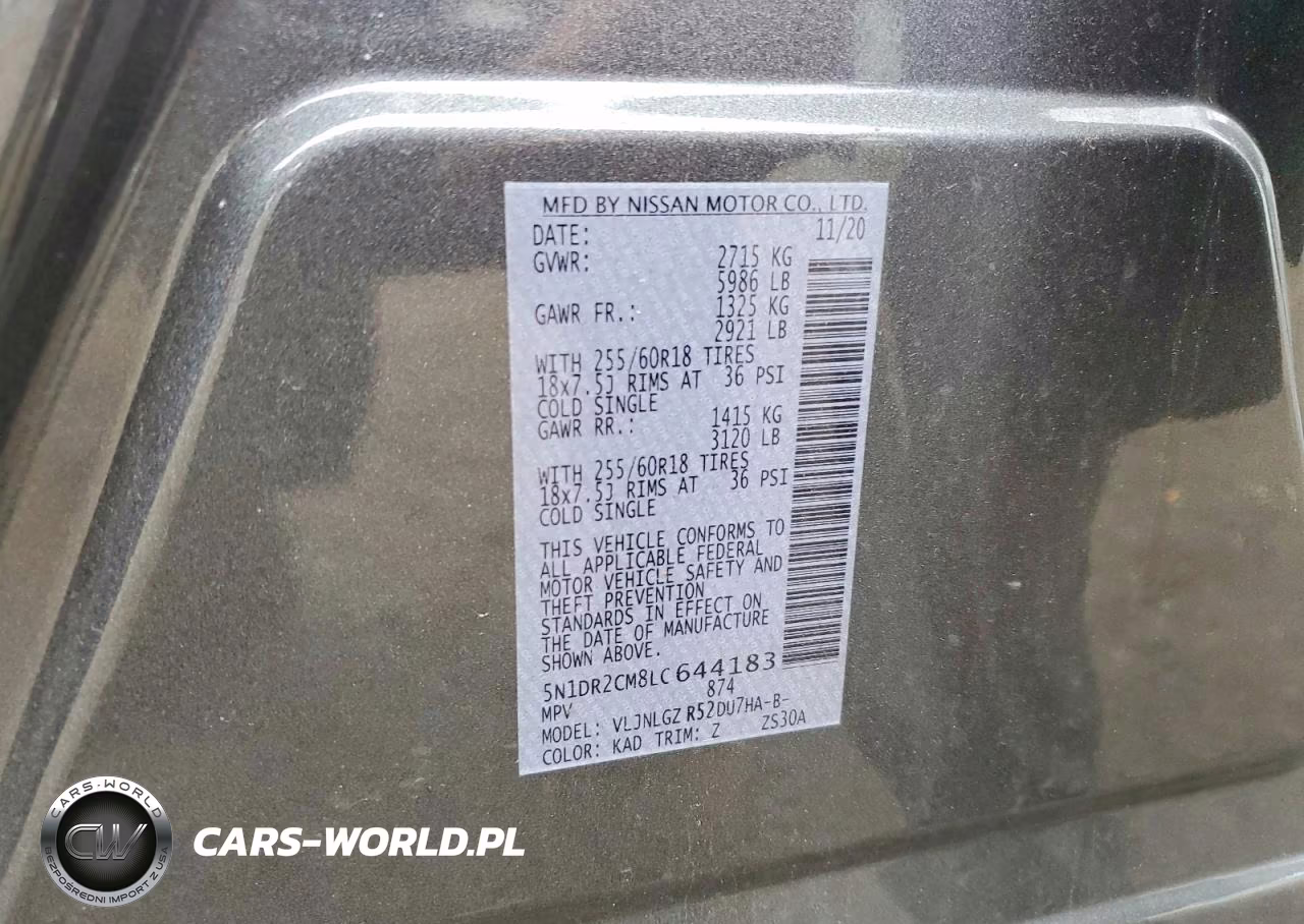 2020 Nissan Pathfinder Sl VIN:5N1DR2CM8LC644183 - 13
