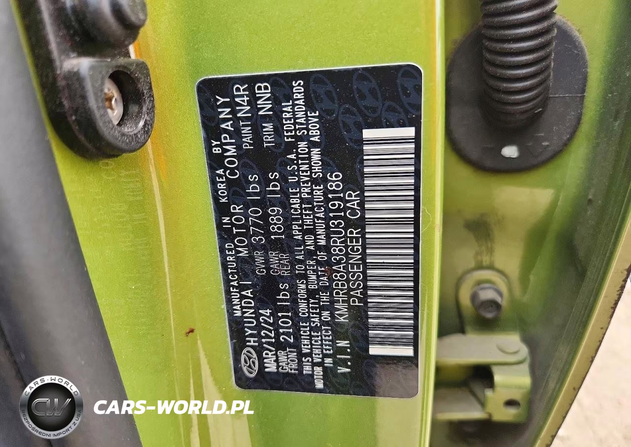 2024 Hyundai Venue Se VIN:KMHRB8A38RU319186 - 12