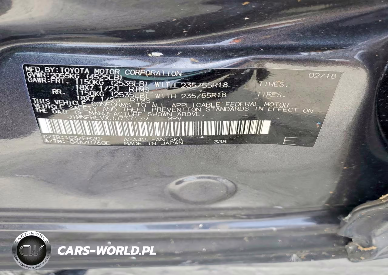 2018 Toyota Rav4 Se VIN:JTMNFREVXJJ737179 - 13