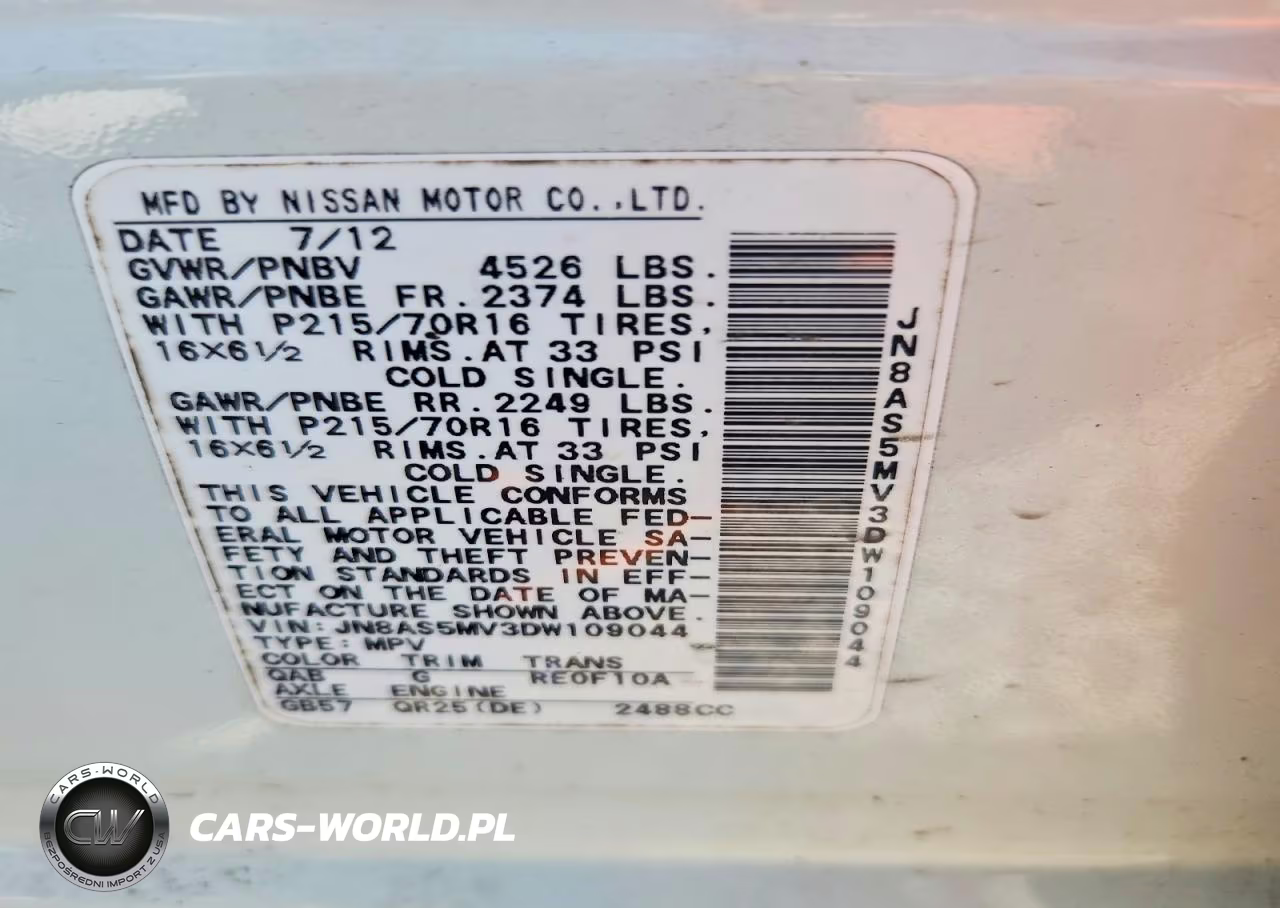 2013 Nissan Rogue S VIN:JN8AS5MV3DW109044 - 14