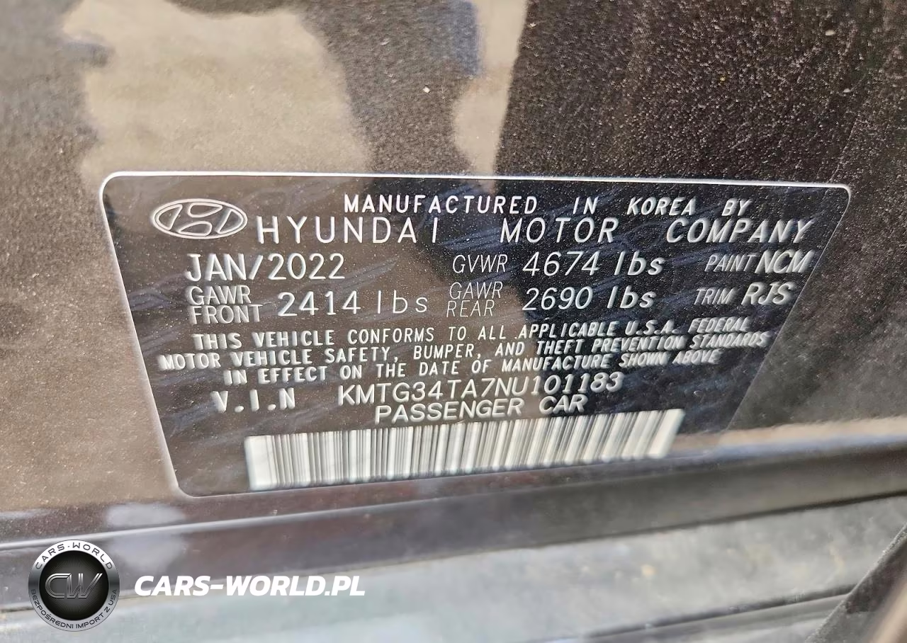 2022 Genesis G70 2.0T VIN:KMTG34TA7NU101183 - 13