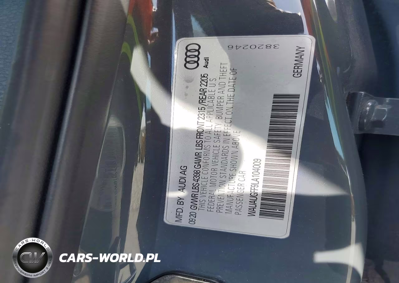 2020 Audi A3 Premium VIN:WAUAUGFF9LA104009 - 12