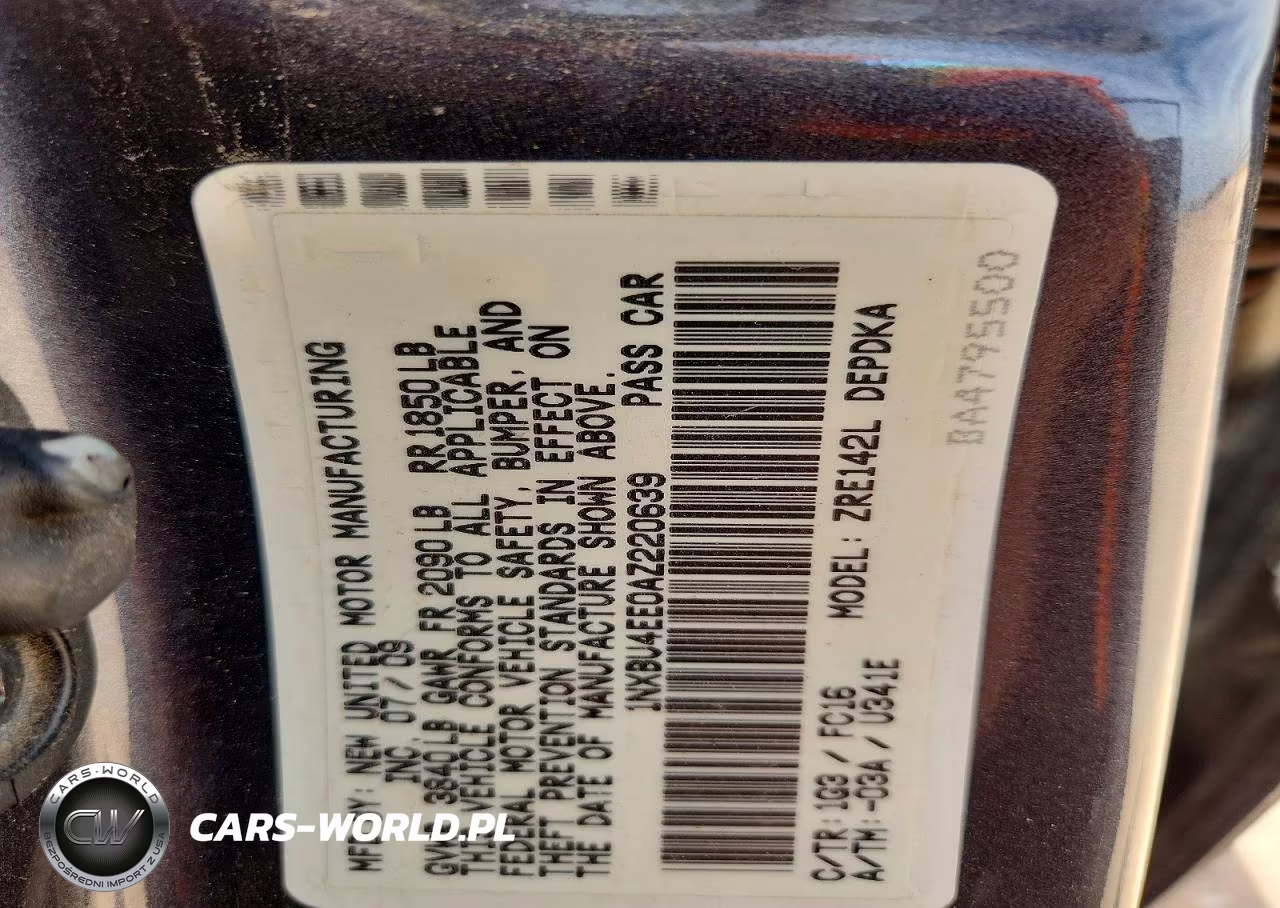 2010 Toyota Corolla Le VIN:1NXBU4EE0AZ220639 - 12