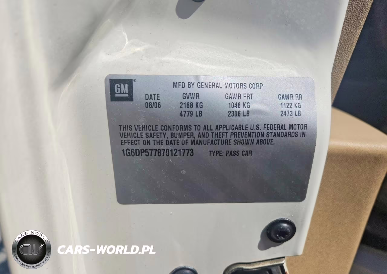 2007 Cadillac Cts Hi Feature V6 VIN:1G6DP577870121773 - 12