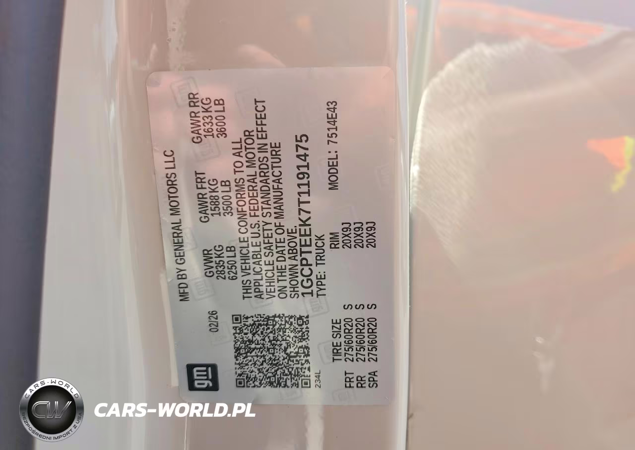 2026 Chevrolet Colorado Trail Boss VIN:1GCPTEEK7T1191475 - 12