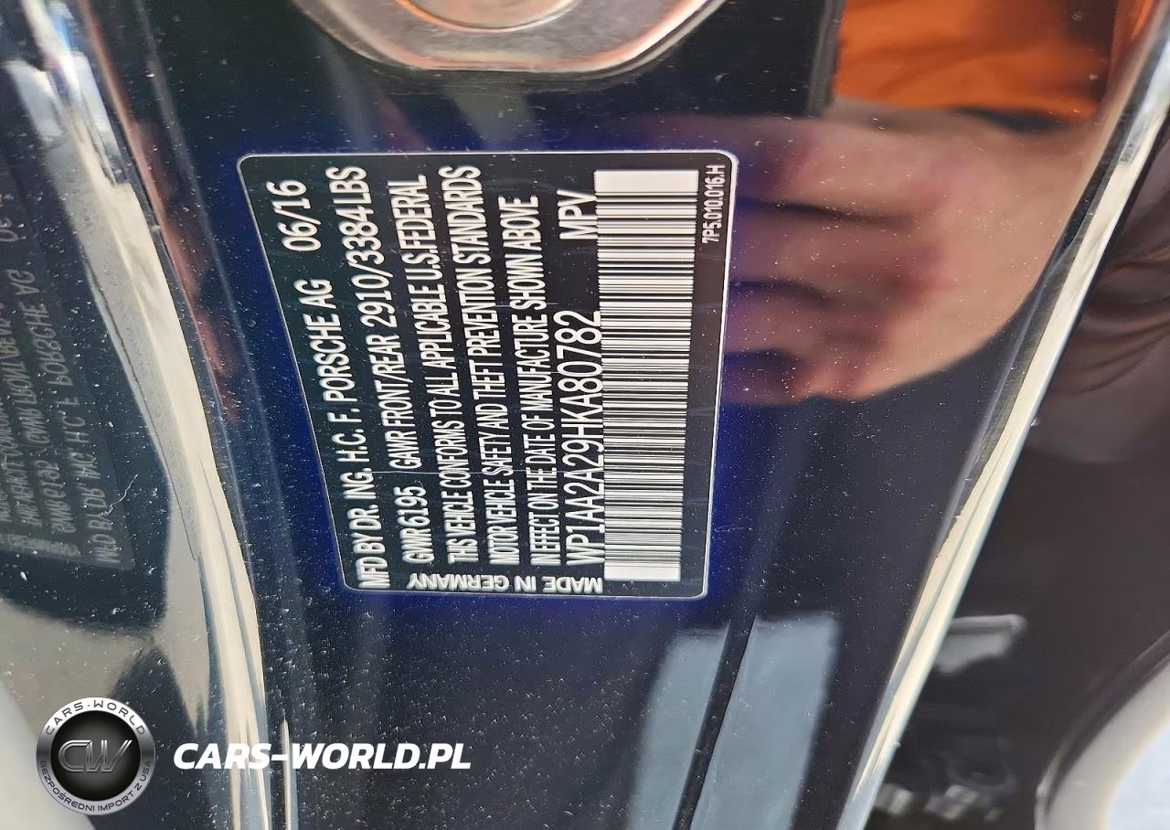 2017 Porsche Cayenne VIN:WP1AA2A29HKA80782 - 14
