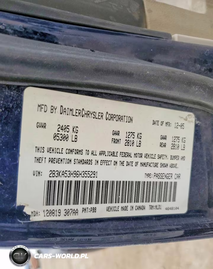 2006 Dodge Charger R VIN:2B3KA53H96H355291 - 12