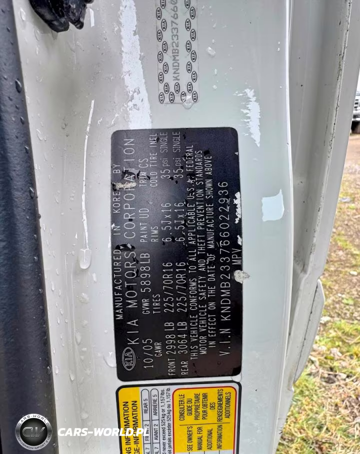 2006 Kia Sedona Lx VIN:KNDMB233766022936 - 10