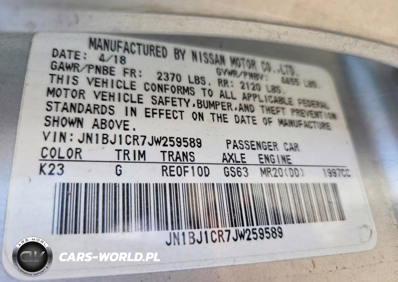 2018 Nissan Rogue Sport S VIN:JN1BJ1CR7JW259589 - 14