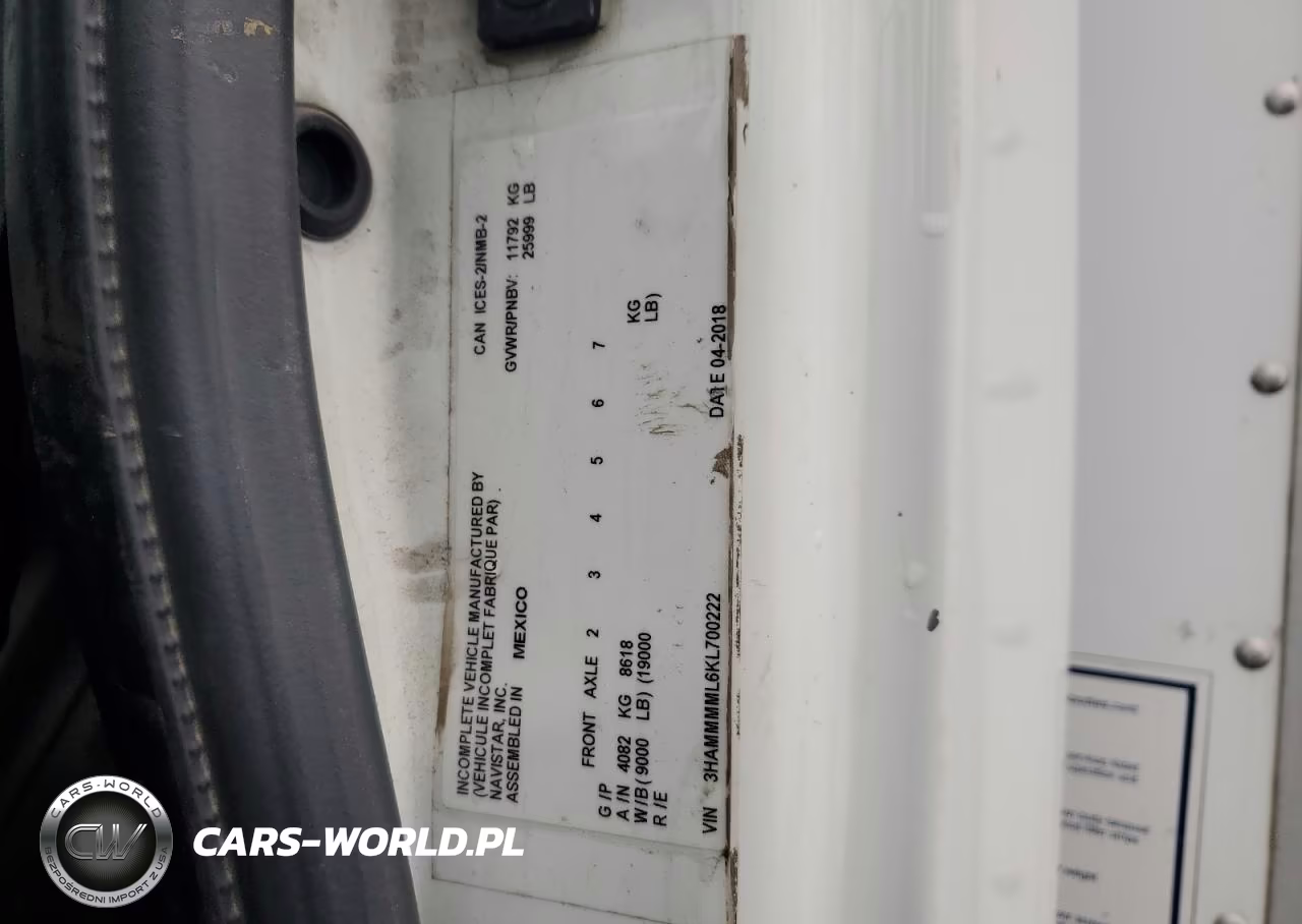 2019 International 4000 4300 VIN:3HAMMMML6KL700222 - 14