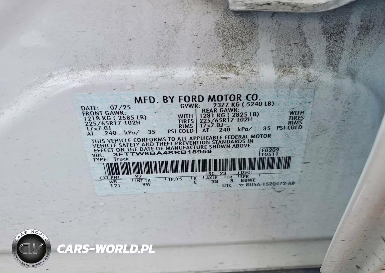 2025 Ford Maverick Xl VIN:3FTTW8BA4SRB18958 - 12