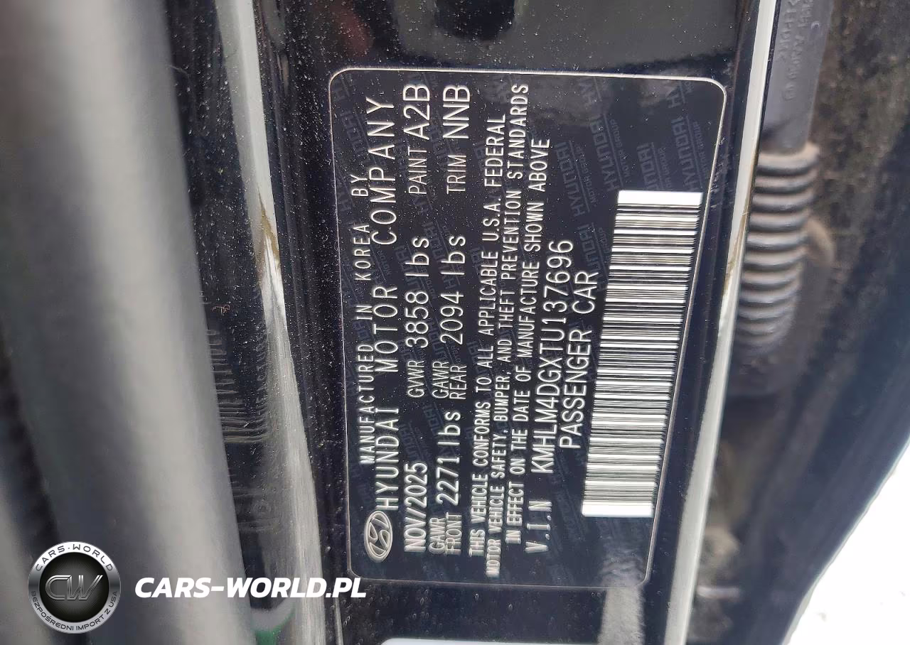 2026 Hyundai Elantra Sel Sport VIN:KMHLM4DGXTU137696 - 12