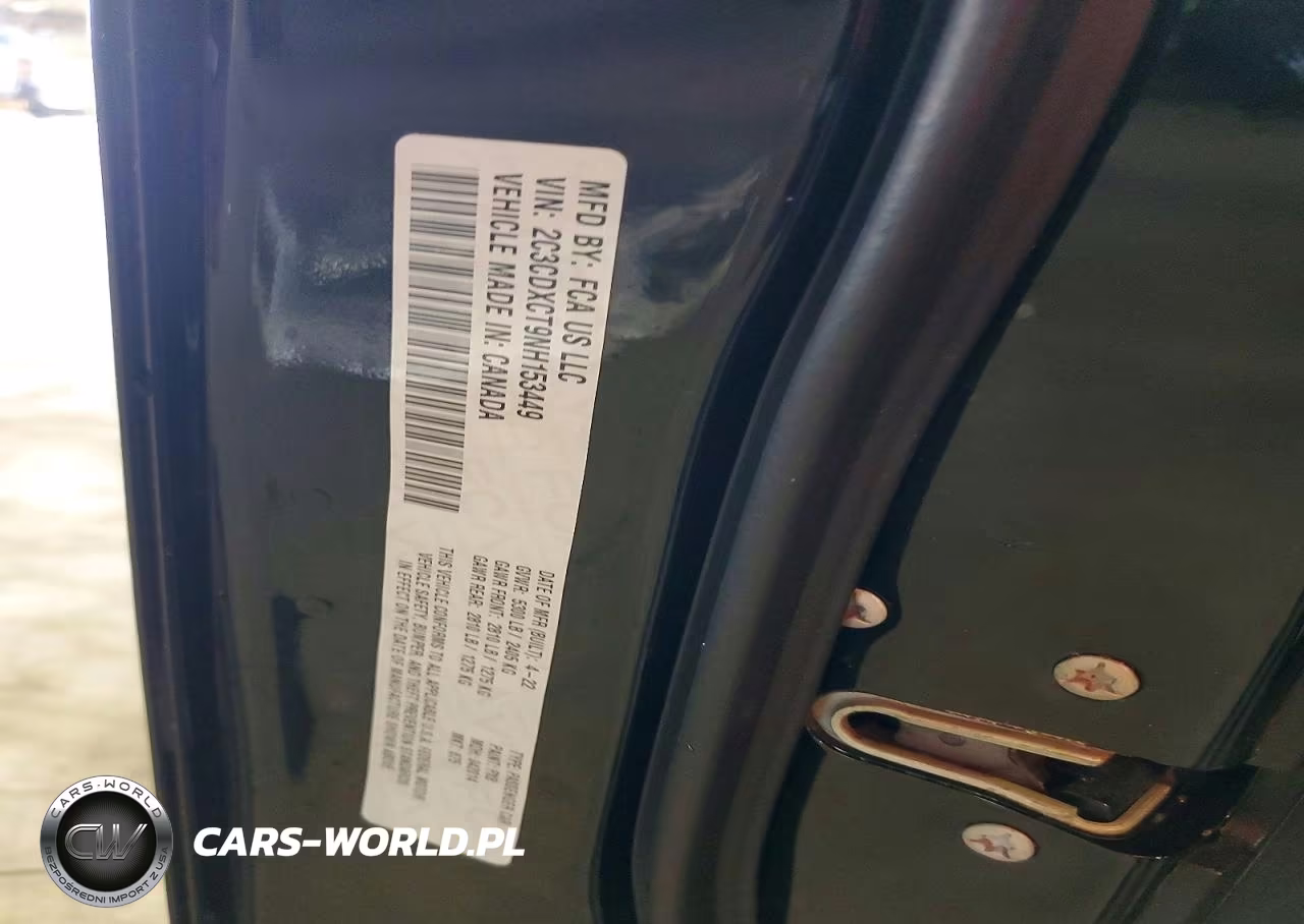 2022 Dodge Charger R VIN:2C3CDXCT9NH153449 - 12
