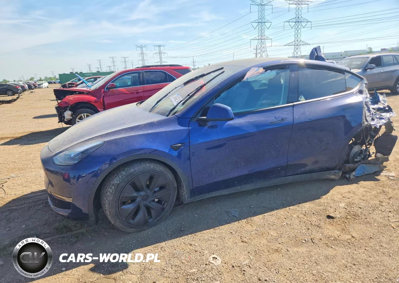 2024 Tesla Model Y VIN:7SAYGAEE4RF186393 - 1