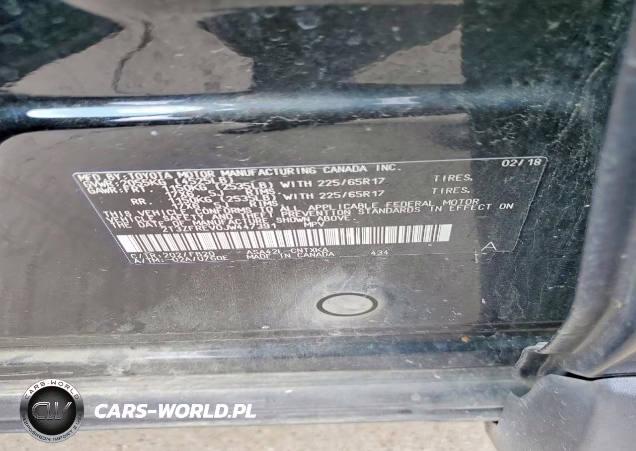 2018 Toyota Rav4 Le VIN:2T3ZFREV0JW447391 - 13