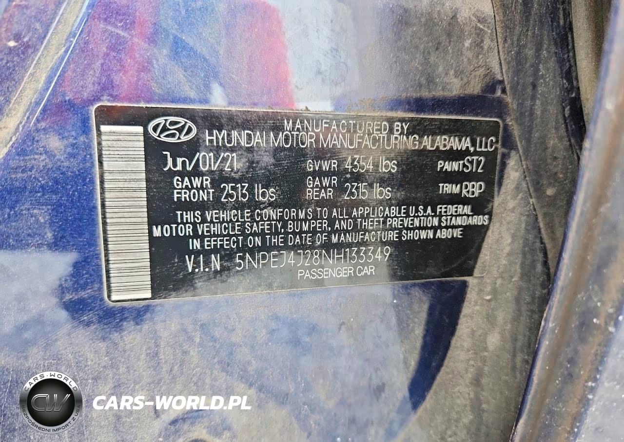 2022 Hyundai Sonata Sel Plus VIN:5NPEJ4J28NH133349 - 12