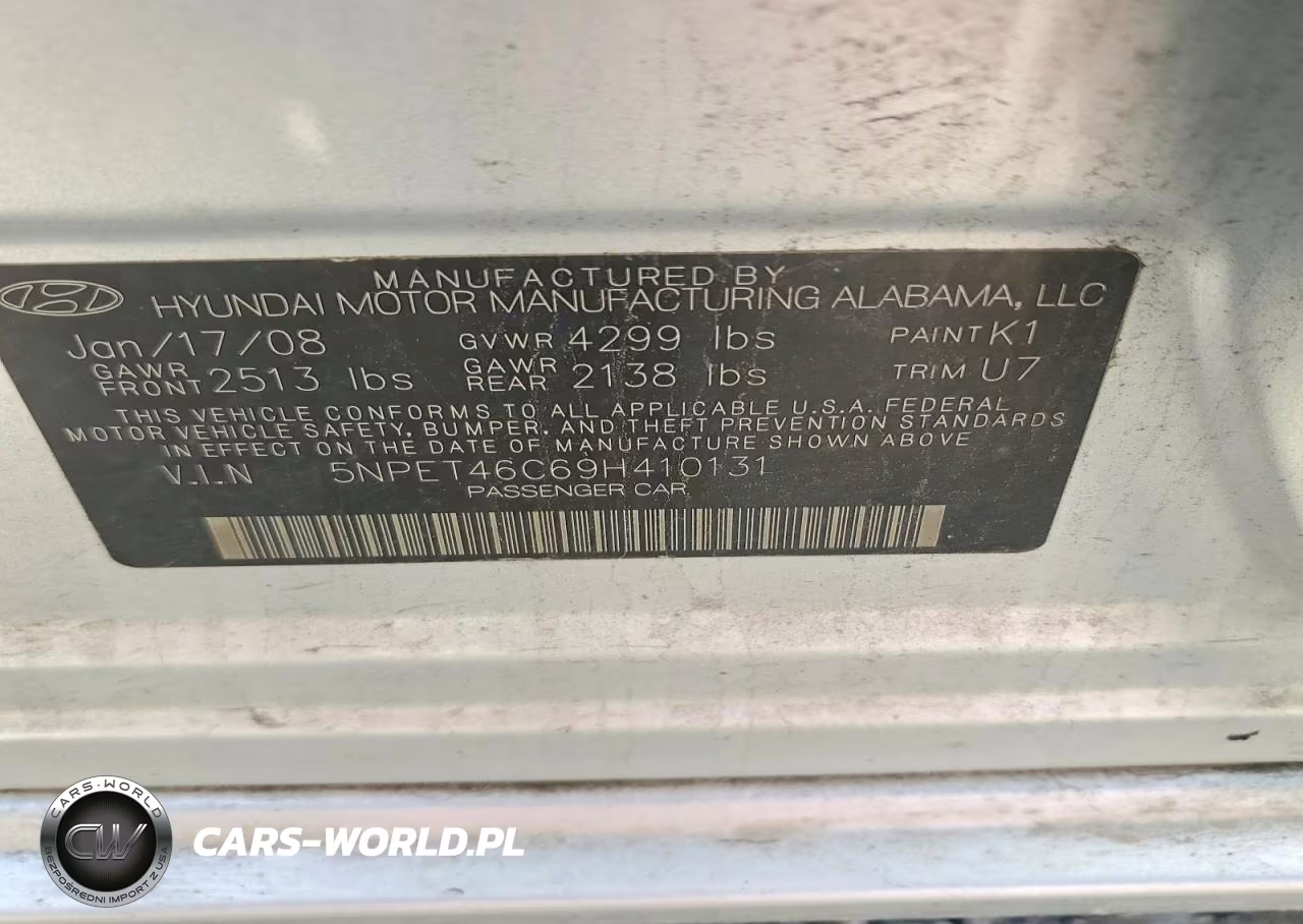 2009 Hyundai Sonata Gls VIN:5NPET46C69H410131 - 13