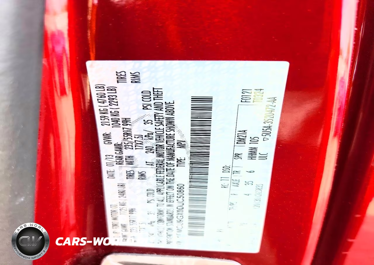 2013 Ford Escape Se VIN:1FMCU9GX0DUC50860 - 13