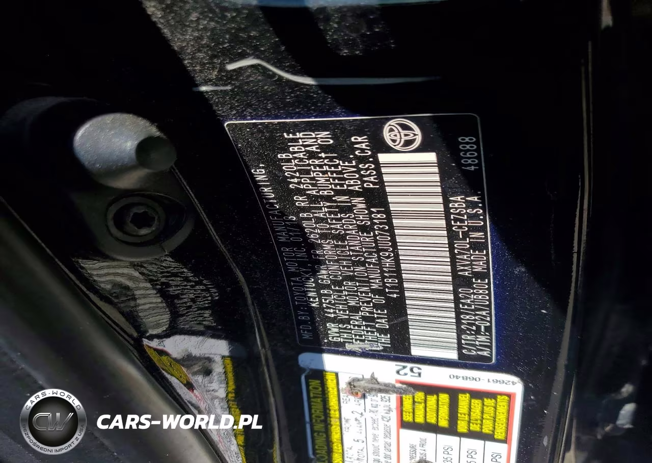 2018 Toyota Camry Se VIN:4T1B11HK9JU073181 - 12
