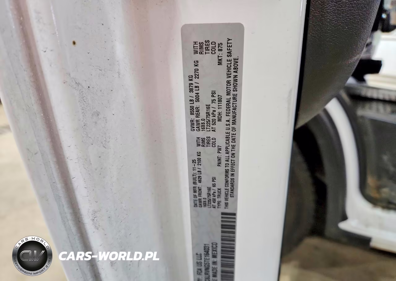 2026 Ram Promaster 1500 1500 Standard VIN:3C6LRVNG5TE164031 - 13