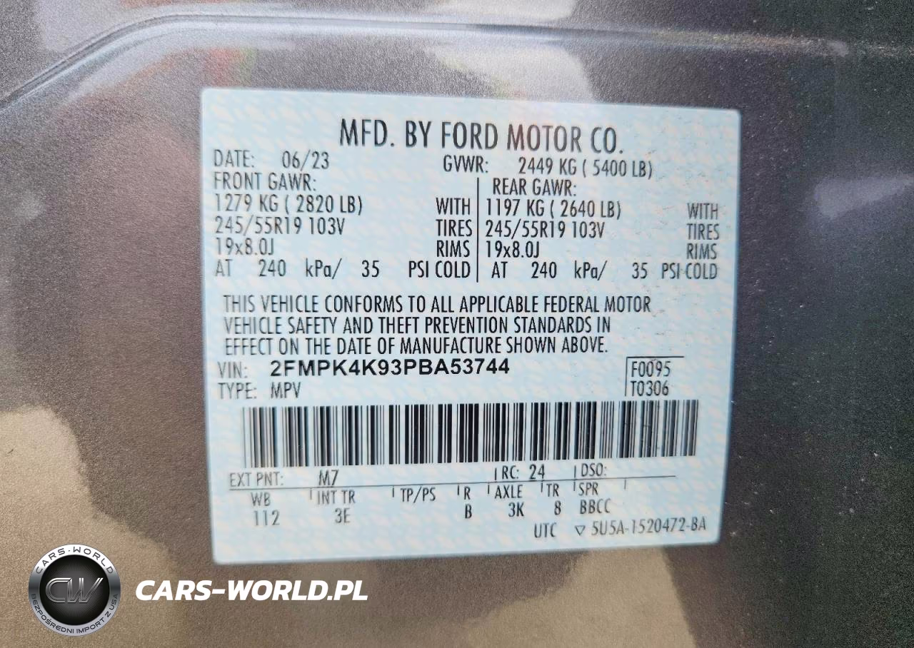 2023 Ford Edge Titanium VIN:2FMPK4K93PBA53744 - 13