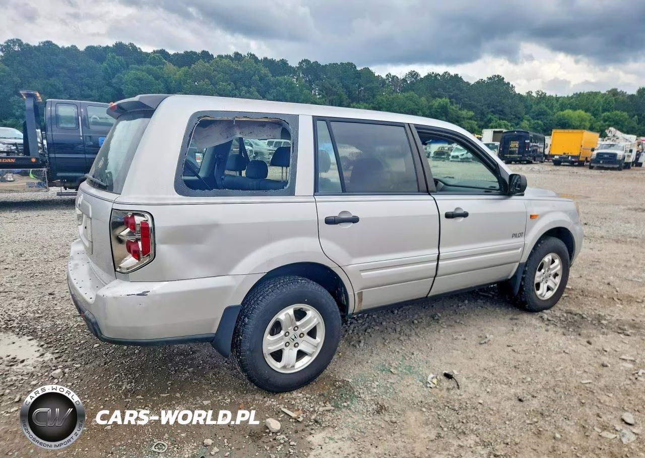 2007 Honda Pilot Lx VIN:5FNYF281X7B046666 - 3