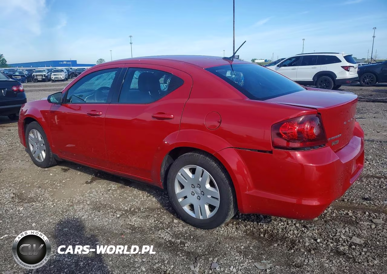 2014 Dodge Avenger Se VIN:1C3CDZAB6EN167080 - 2