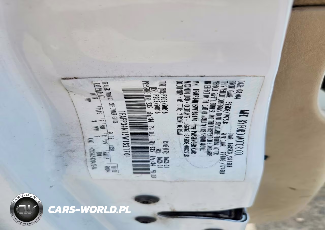 2005 Ford Focus Zx4 VIN:1FAFP34N15W182170 - 12