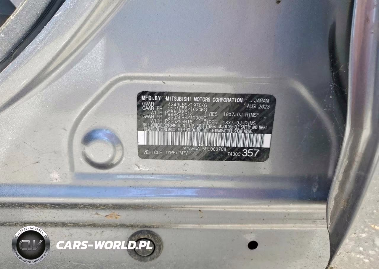 2024 Mitsubishi Outlander Sport S VIN:JA4ARUAU5RU000708 - 12