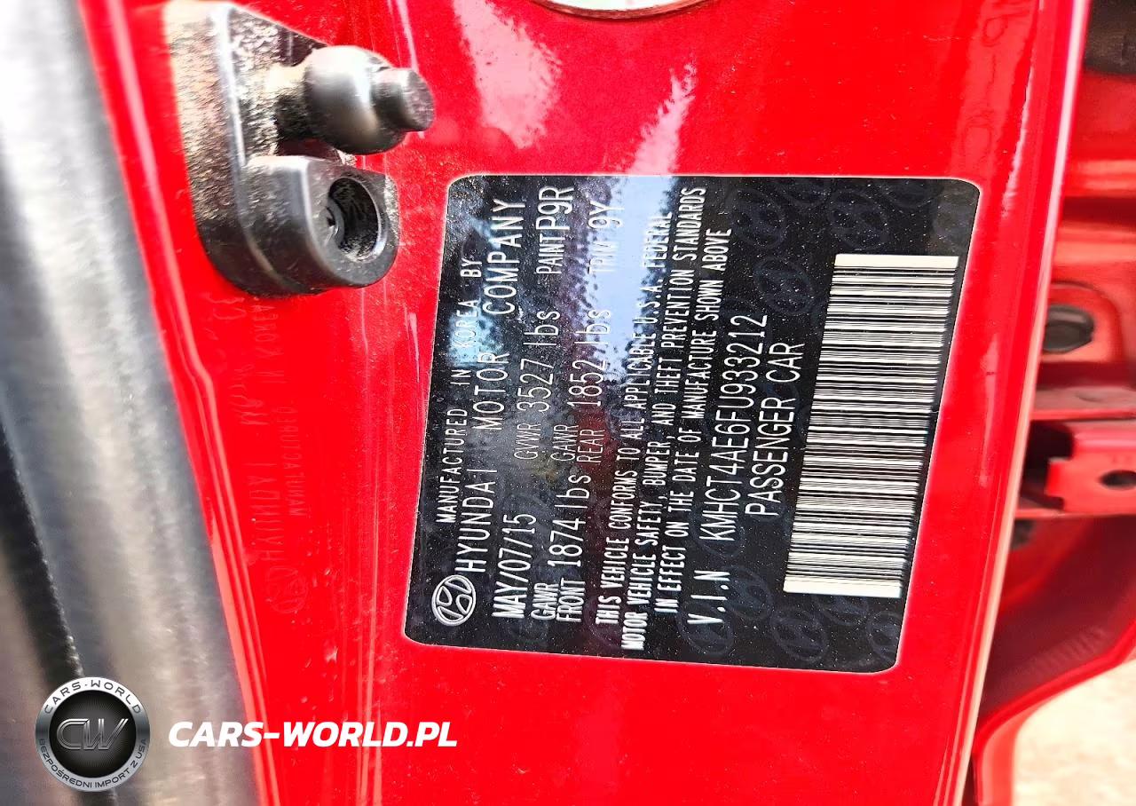 2015 Hyundai Accent Gls VIN:KMHCT4AE6FU933212 - 13