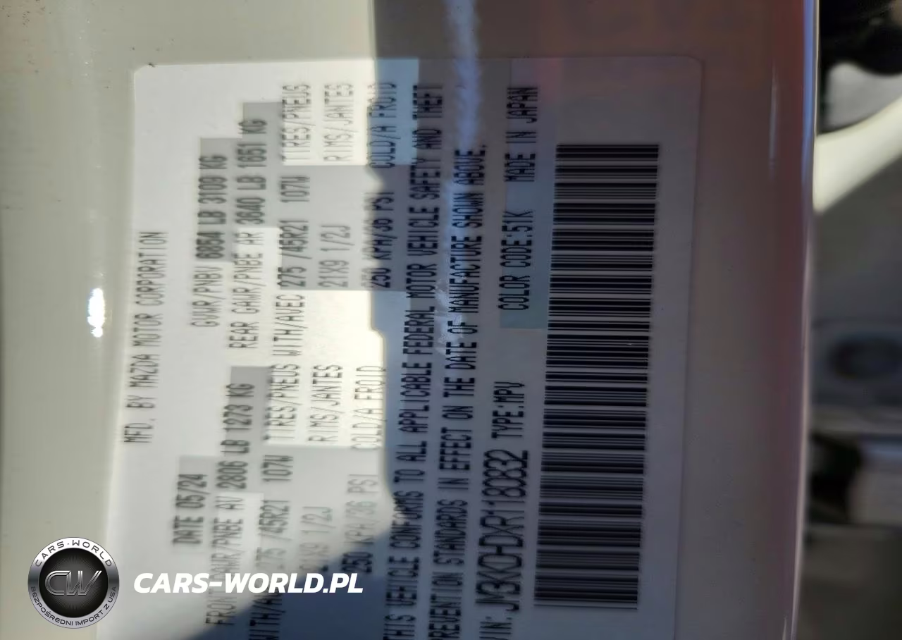 2024 Mazda Cx-90 Premium VIN:JM3KKDHDXR1180832 - 13