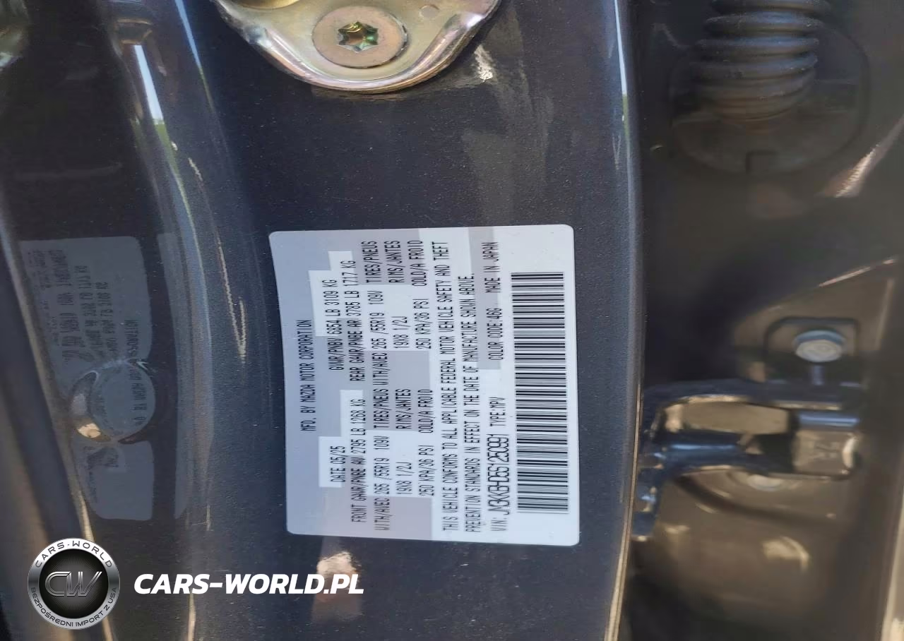 2025 Mazda Cx-90 Preferred VIN:JM3KKBHD5S1250991 - 12