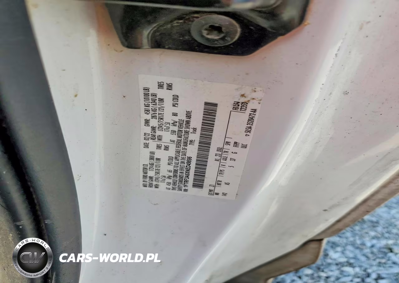 2022 Ford F350 Super Duty VIN:1FTRF3A6XNED49896 - 12
